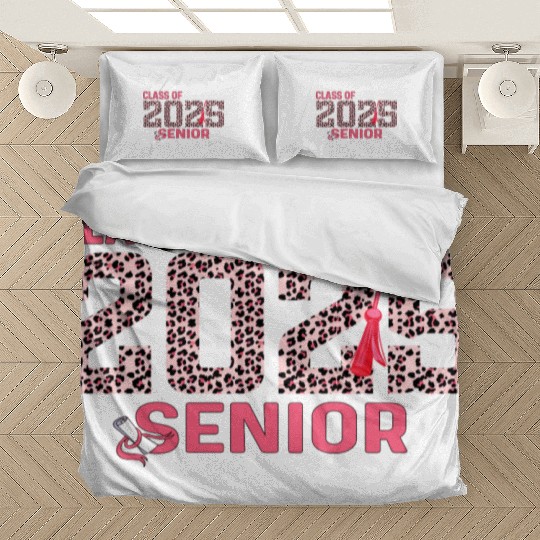 Class of 2025 Senior Leopard Print Graduation 2025 Bedding Sets