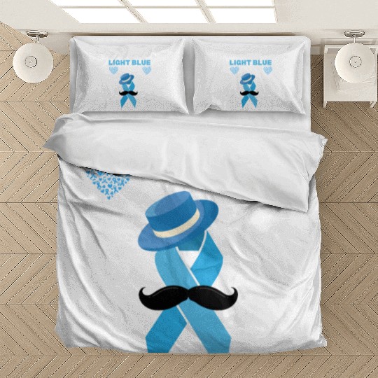 I Wear Light Blue for my Dad Prostate Cancer Aware Bedding Sets