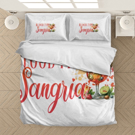 Cocktail Bartender Blood Type Sangria Bedding Sets