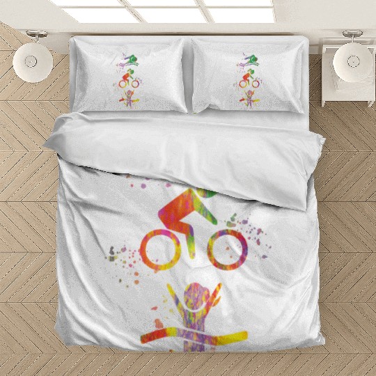 Watercolor Womens Triathlon Bedding Sets