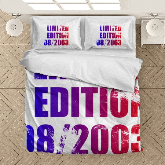 21st birthday Limited Edition 08/2003 Bedding Sets