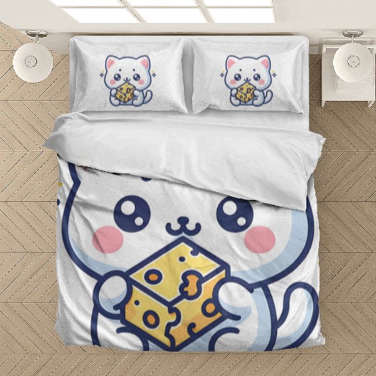 Cheese Cube Cat Bedding Sets