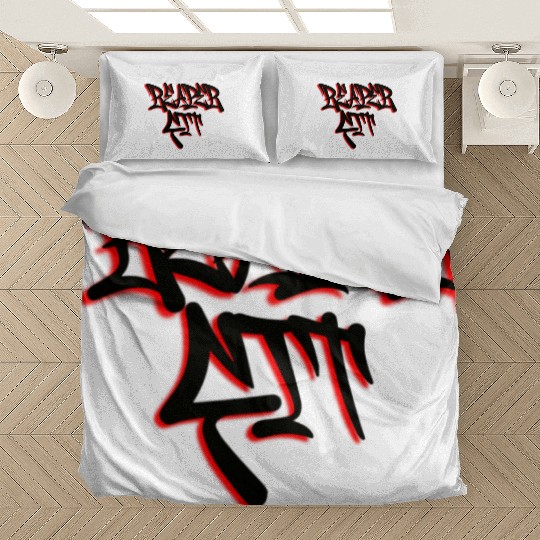 ReaperFit graffiti text Bedding Sets