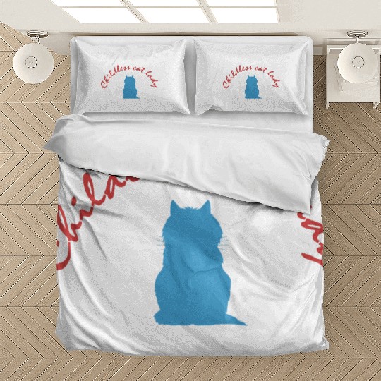 Vintage And Retro Funny Childless Cat Lady Bedding Sets