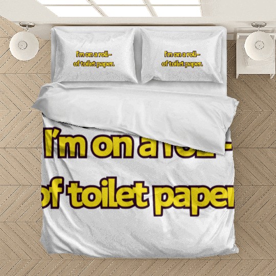 Rolling Humor: Toilet Paper Wit Bedding Sets