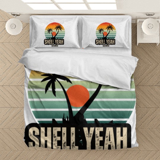 Shell Yeah Beaches Sunset Serenity Summer Holidays Bedding Sets