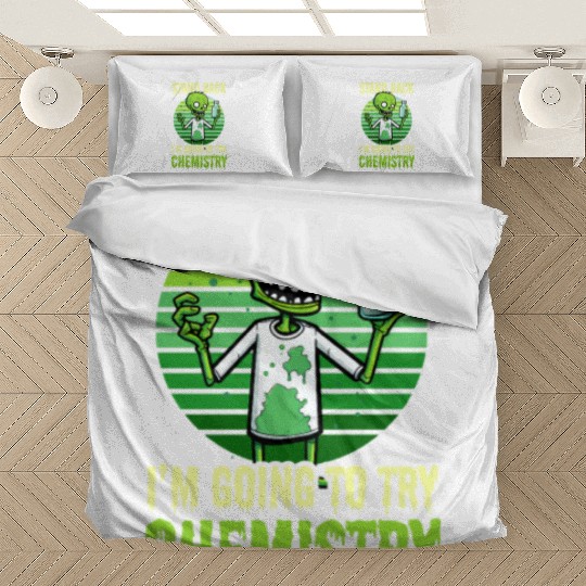 Halloween Chemistry Teacher Try Chemistry Bedding Sets