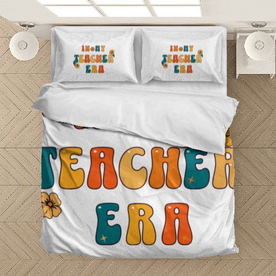 In My Teacher Era Retro Bedding Sets, Back to School