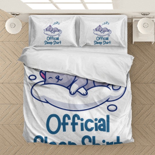 Official Sleep Bedding Sets Cat Lover Pajamas