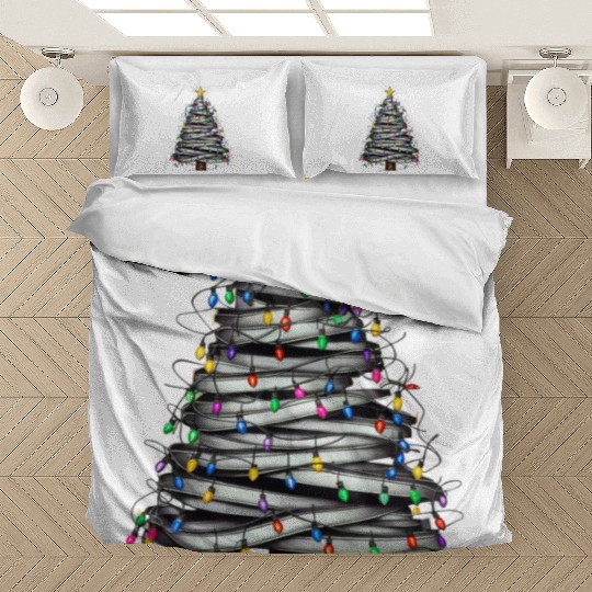 Christmas Light Tree Holiday Bedding Sets