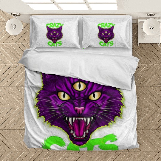 CRAZY CAT Bedding Sets