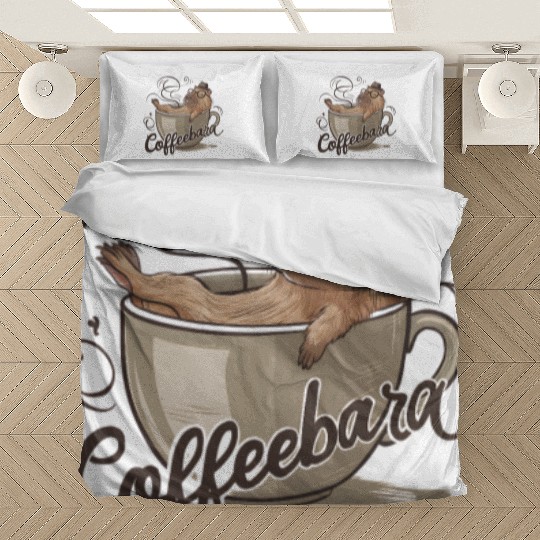 Coffeebara Capybara Coffedrinker Bedding Sets