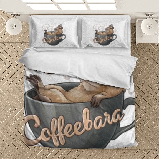 Coffeebara Capybara Coffedrinker Bedding Sets