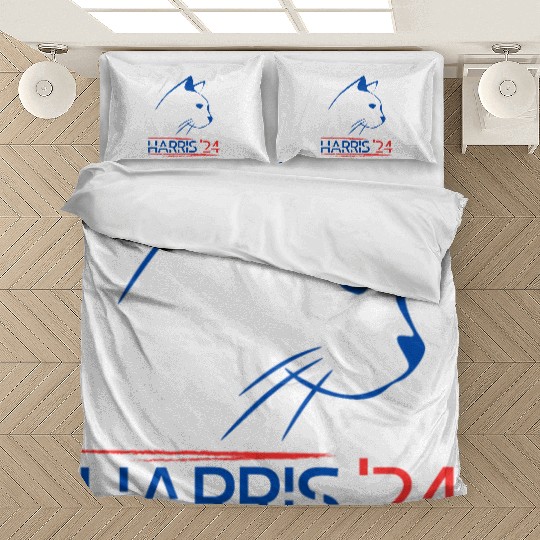 Funny Childless Cat Lady For Quote 2024 kamala Bedding Sets