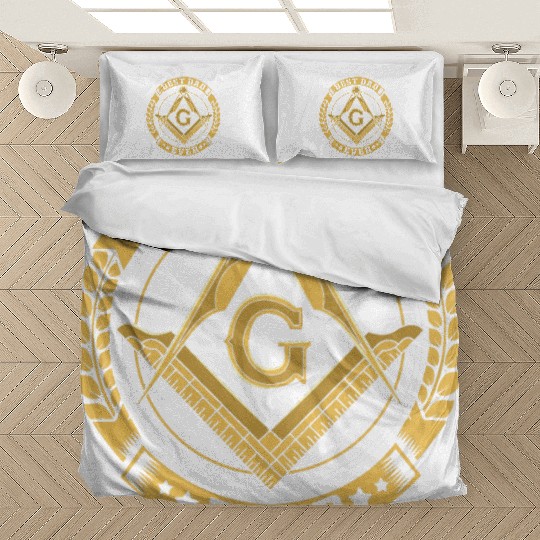 Vintage Freemason Best Dad Ever Master Masonic Dad Bedding Sets