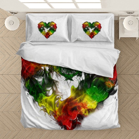 Rastafari Music Vibes Only Rasta Jamaika Reggae Bedding Sets
