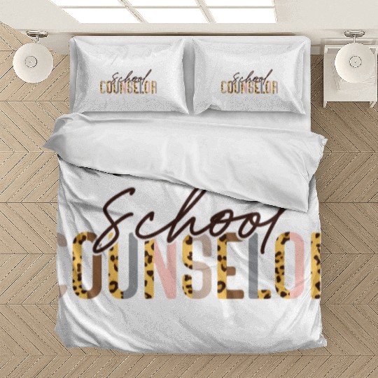 School Counselor Leopard Cheetah Bedding Sets