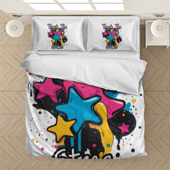 Touch The Stars Splatter Bedding Sets