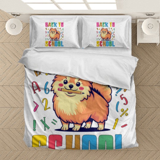 Back To School with a Cute Pomeranian Bedding Sets