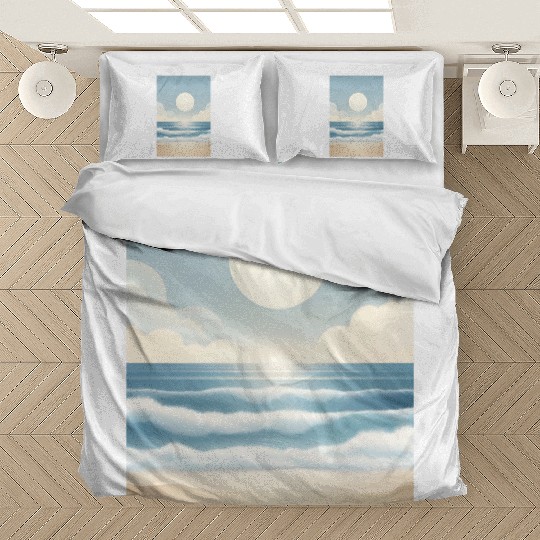 Refreshing sea view Bedding Sets