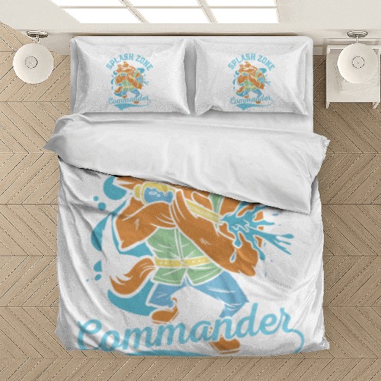 Splash Zone Commander Squirt Gun Summer Water Fun Bedding Sets