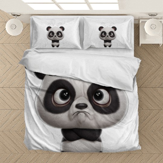 Cute Panda - Kawaii Angry Bedding Sets