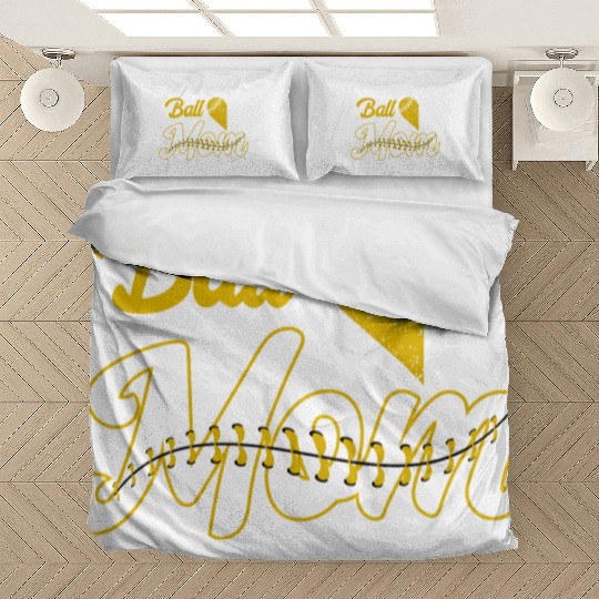 Softball Mom Funny Mommy Mother's Day Bedding Sets