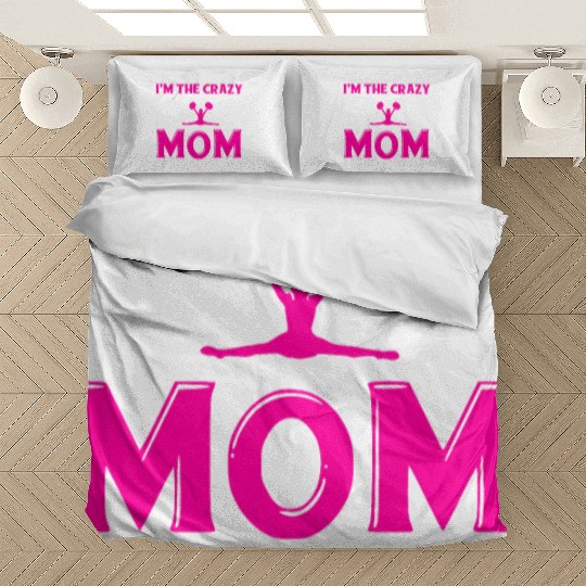 Crazy Cheer Mom Cheerleading Mommy Mother's Day Bedding Sets