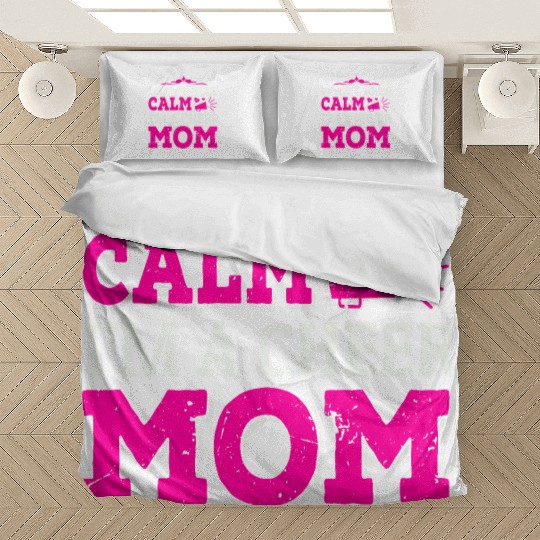 Keep Calm Cheer Mom Cheerleading Mother's Day Bedding Sets