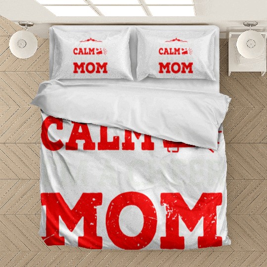Keep Calm Cheer Mom Cheerleading Mother's Day Bedding Sets