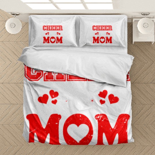 Loud & Proud Cheer Mom Cheerleading Mother's Day Bedding Sets