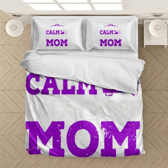 Keep Calm Cheer Mom Cheerleading Mother's Day Bedding Sets