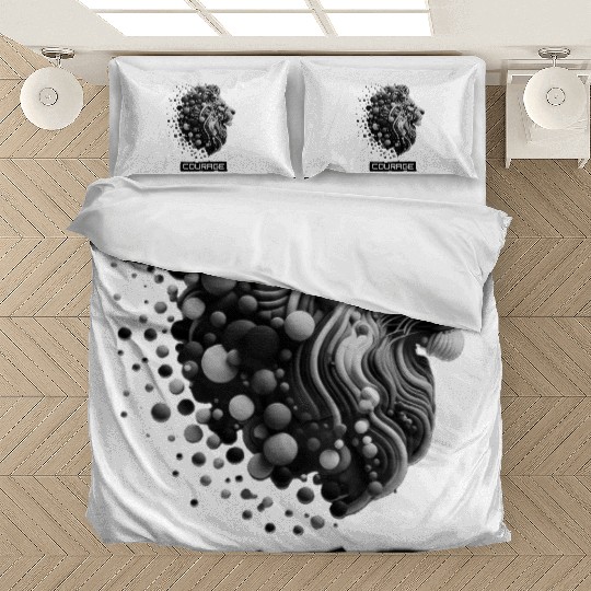 Courageous King: Lion Head Bedding Sets