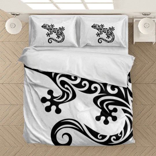 Gecko In T Tattoo Ink Style Bedding Sets
