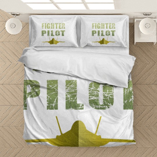 Fighter Pilot F-35 Art Design Bedding Sets