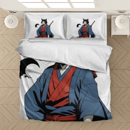Samurai Cat Bedding Sets