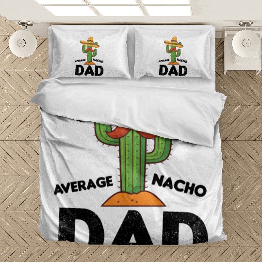Festive Cactus with Sombrero and Mustache Bedding Sets