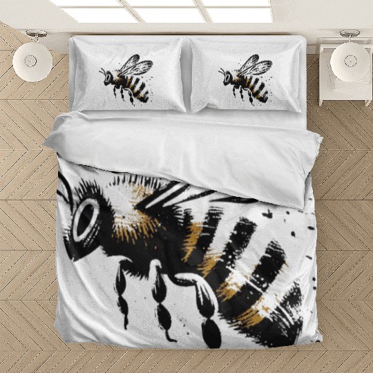 Honey Bee Insect Art 5 Bedding Sets
