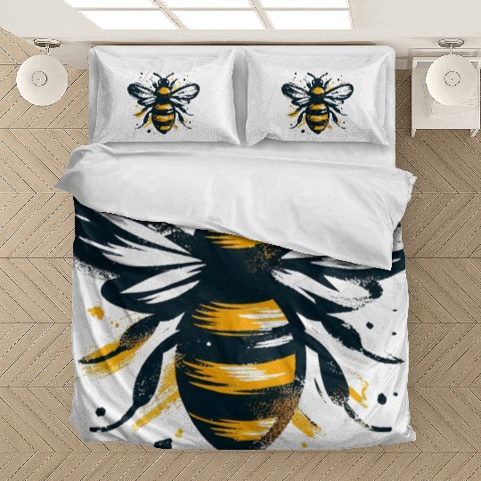 Honey Bee Insect Art 1 Bedding Sets