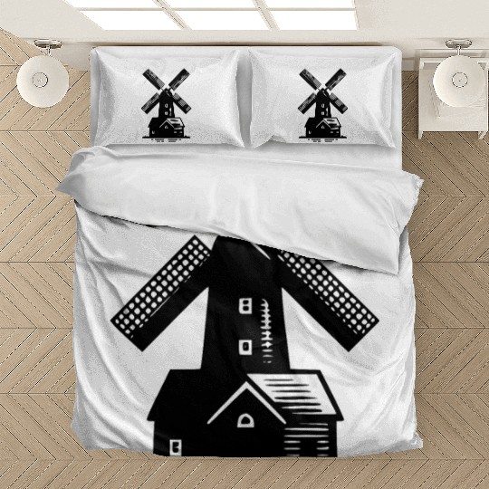 Classic Windmill For Grain And Flour Bedding Sets