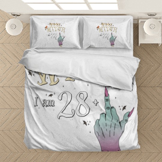Yes It's My Birthday - 29th Birthday Witch Funny Bedding Sets