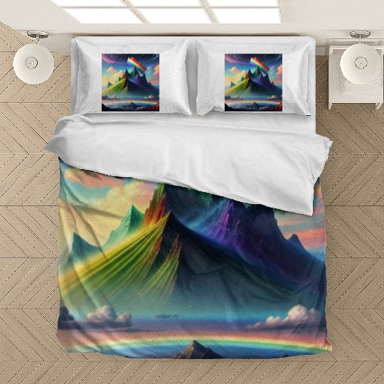 Rainbow mountain Bedding Sets