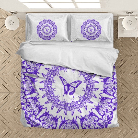 A purple butterfly. Bedding Sets
