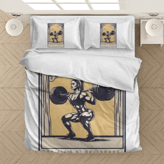 Tarot Cards Muscle Mommy for Strength & Bedding Sets