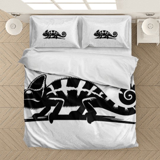 Changing Chameleon In Nature Bedding Sets