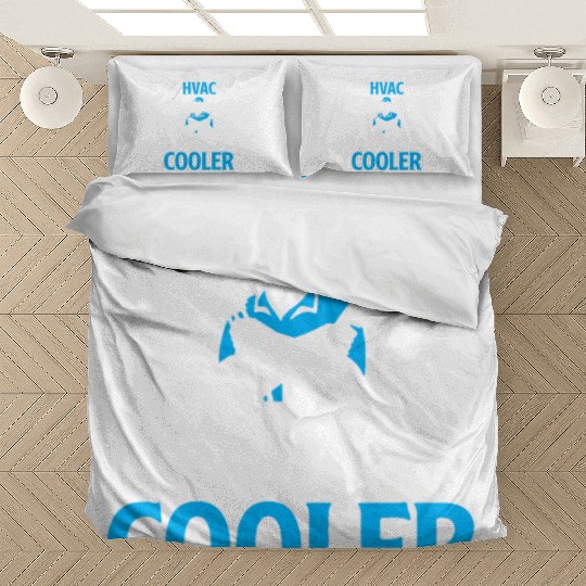 HVAC Dad But Cooler HVAC Technician Fathers Day Bedding Sets