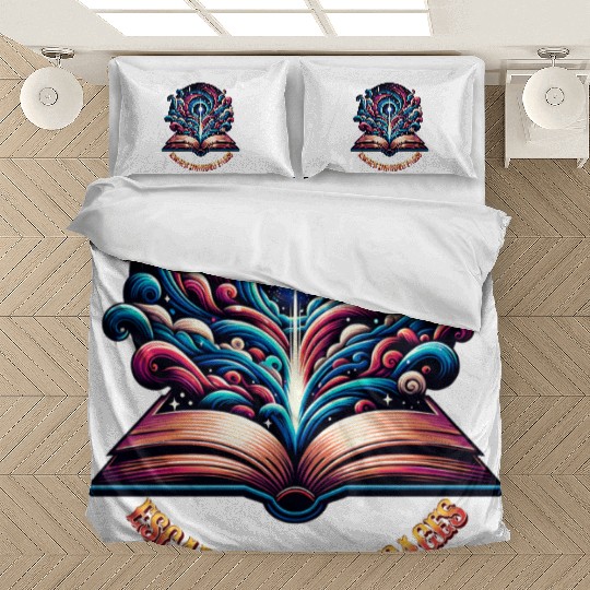 Escape Through Pages,Lost in a Book Bedding Sets
