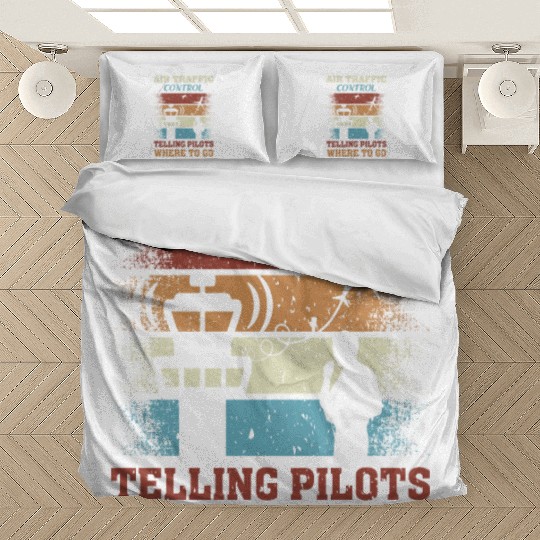 Funny Air Traffic Control Telling Pilots Where to Bedding Sets