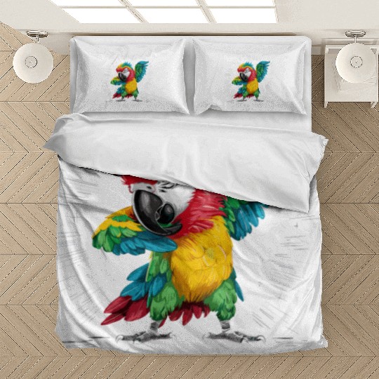Macaw Parrot for a Bird Lover Animal Lover Bedding Sets