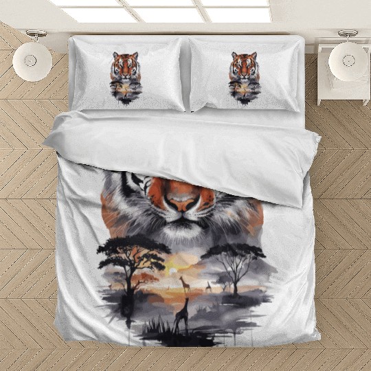 Tiger Paradise Jungle for a Tiger lovers Bedding Sets
